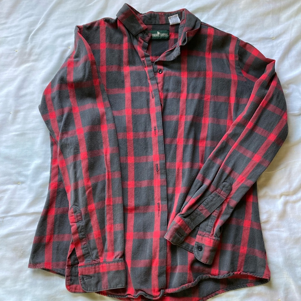 Red and Black Plaid Kids’ Shirt